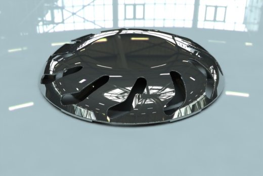 Saare游艇甲板出水孔3D模型缩略图