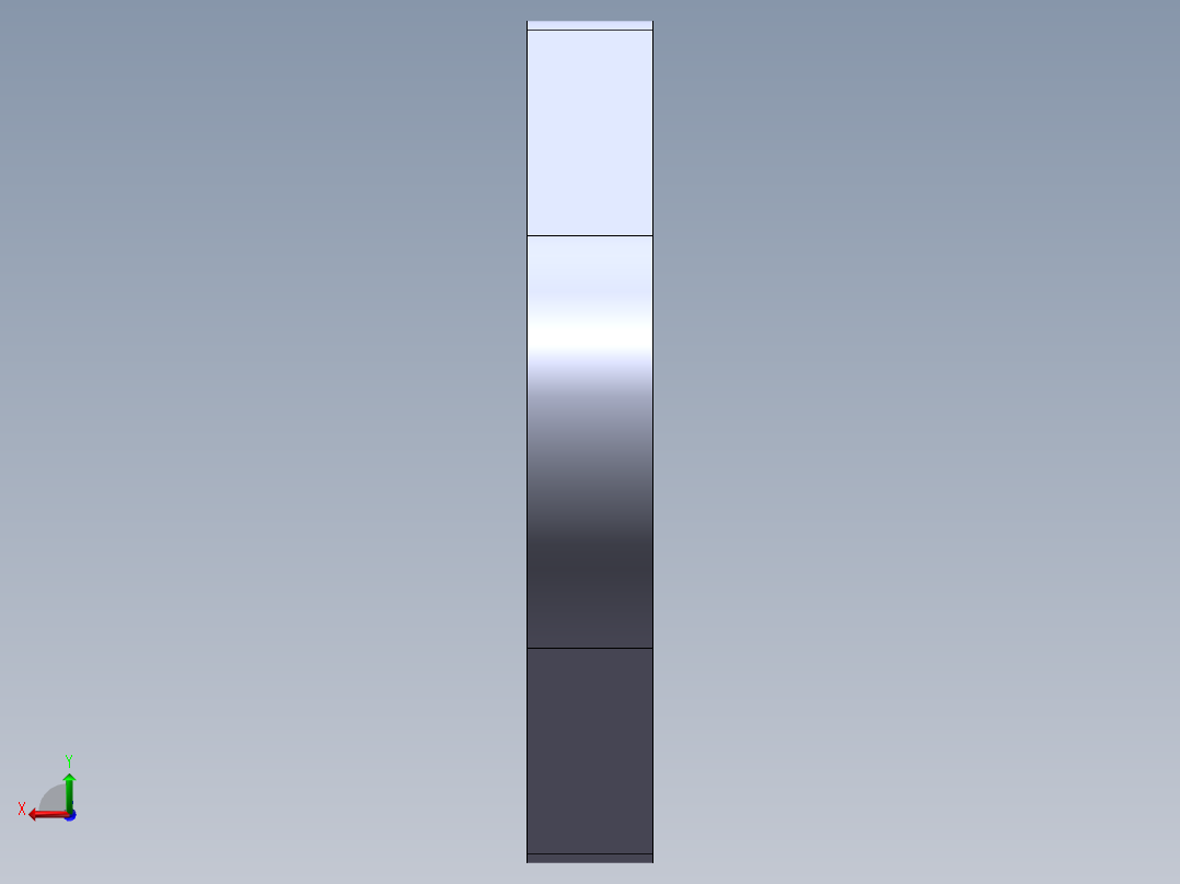 同步带3D模型后视图