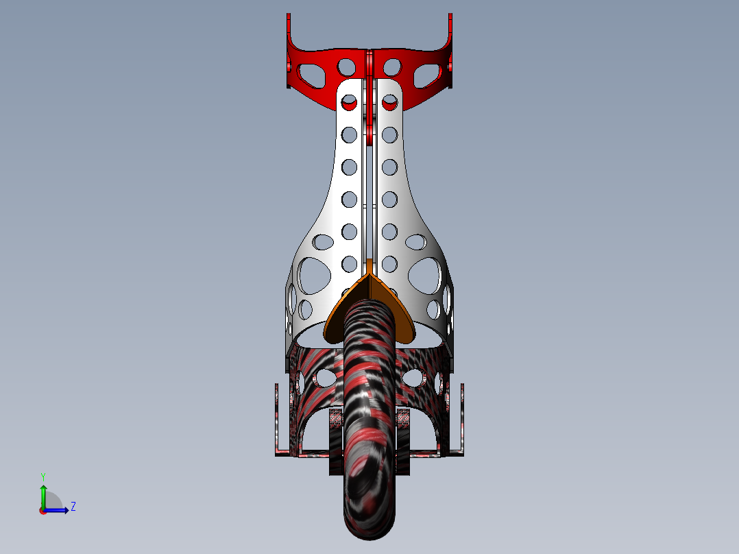 solidworks 玩具车左视图