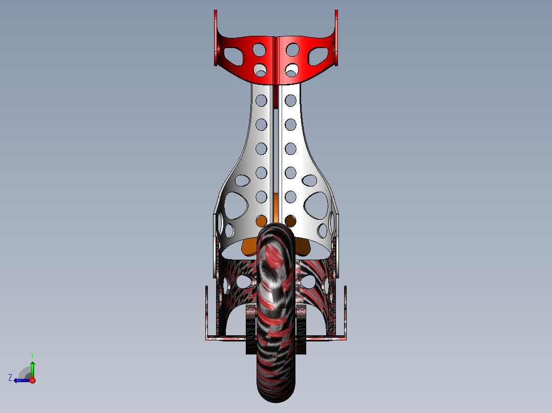 solidworks 玩具车右视图
