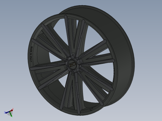 solidworks 赛车轮毂设计