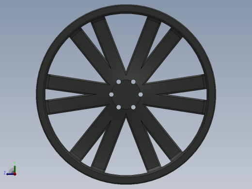 solidworks 赛车轮毂设计右视缩略图