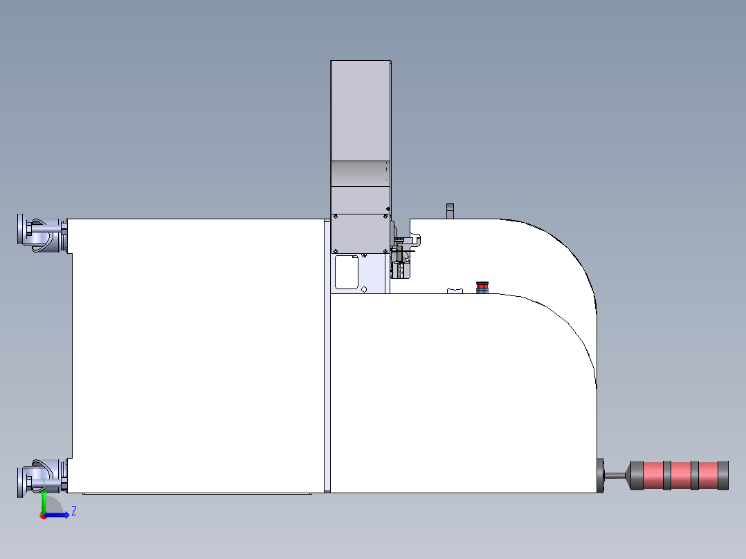 E220 屏蔽线剥线扭线设备SW低版本左视图