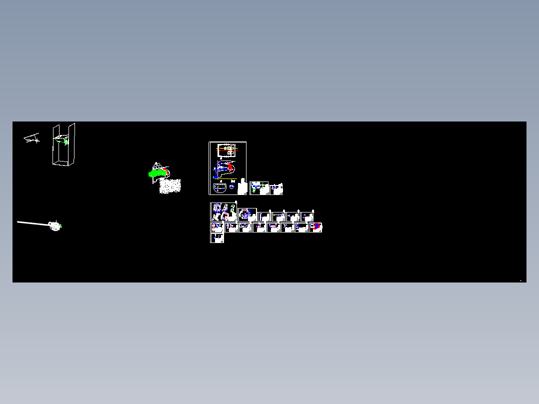 商业自动化常用设备自动售货机的出货装置全套图纸CAD图纸