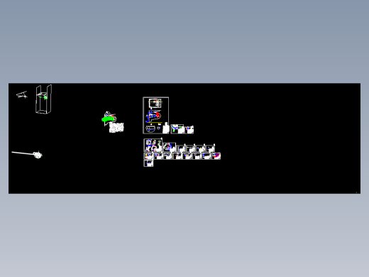 商业自动化常用设备自动售货机的出货装置全套图纸CAD图纸