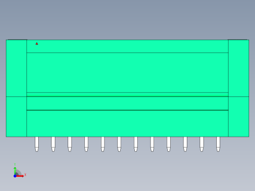 DEGSON 15EDG（公头） 3.81mm 螺钉锁紧，插拔式接线端子 FullPack-15EDGVTM-3.81-24P-14-00AH前视缩略图