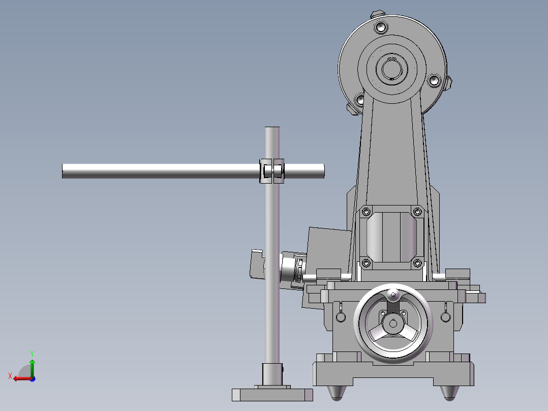 制作玩具设备后视图