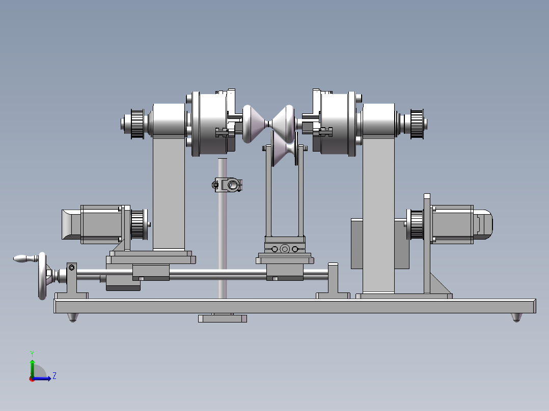 制作玩具设备左视图
