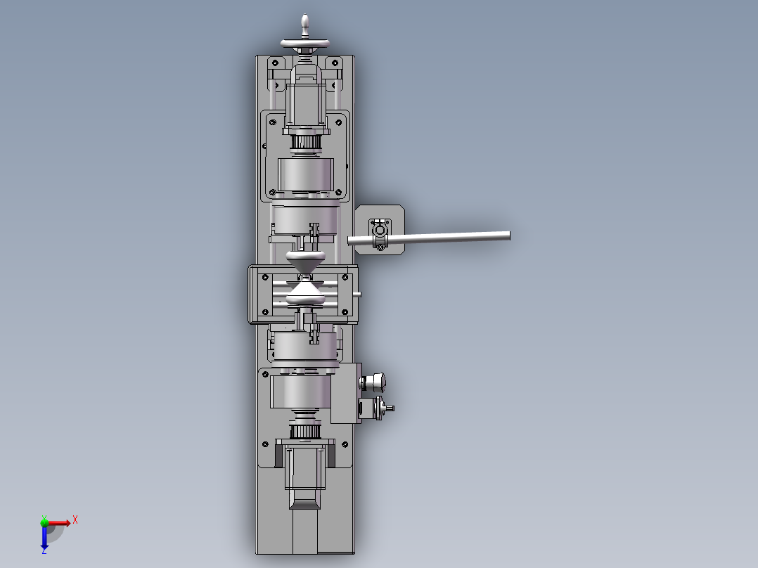 制作玩具设备俯视图