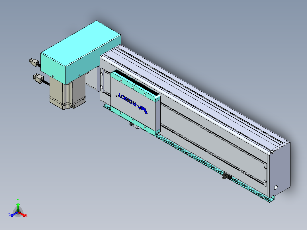威洛博VBC同步带传动一无尘环境VBC14-L45-S300-BRU-ZP75-C3主视图