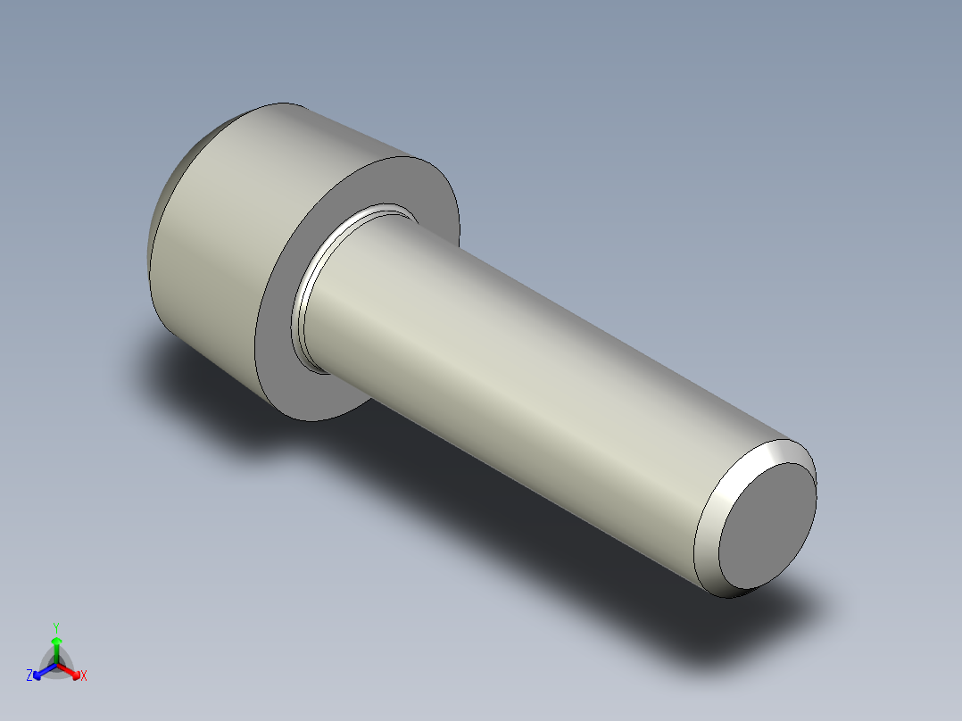 Cross_recessed_head-M6-20-20-8-10-5.stp螺钉-正等轴测图