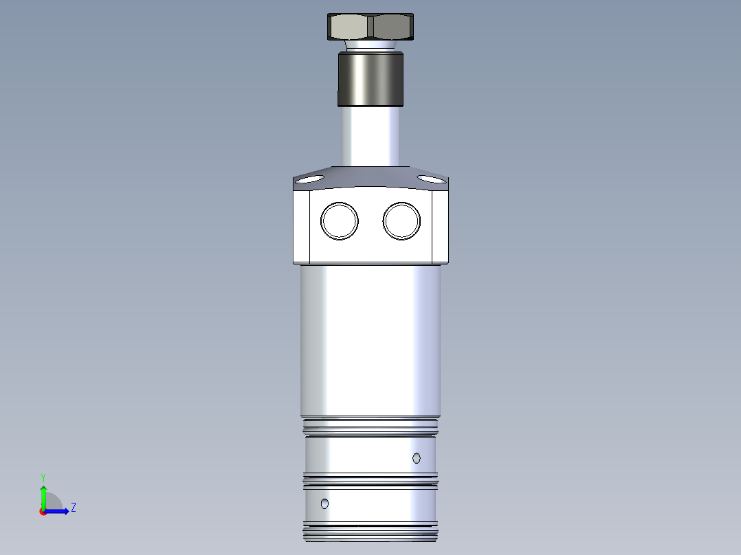 KOSMEKLHA0360-SLM_R01多系列多零件图纸模型左视图