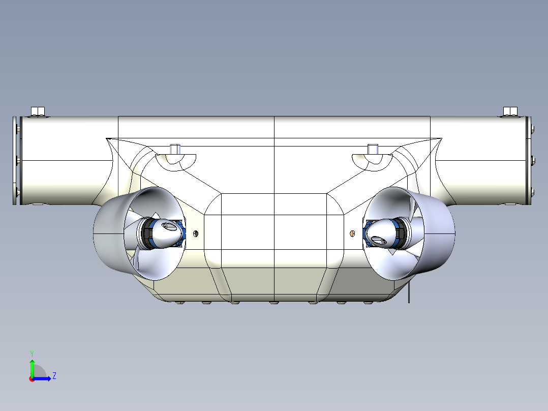 无人水下潜航器-2-3--igs左视图