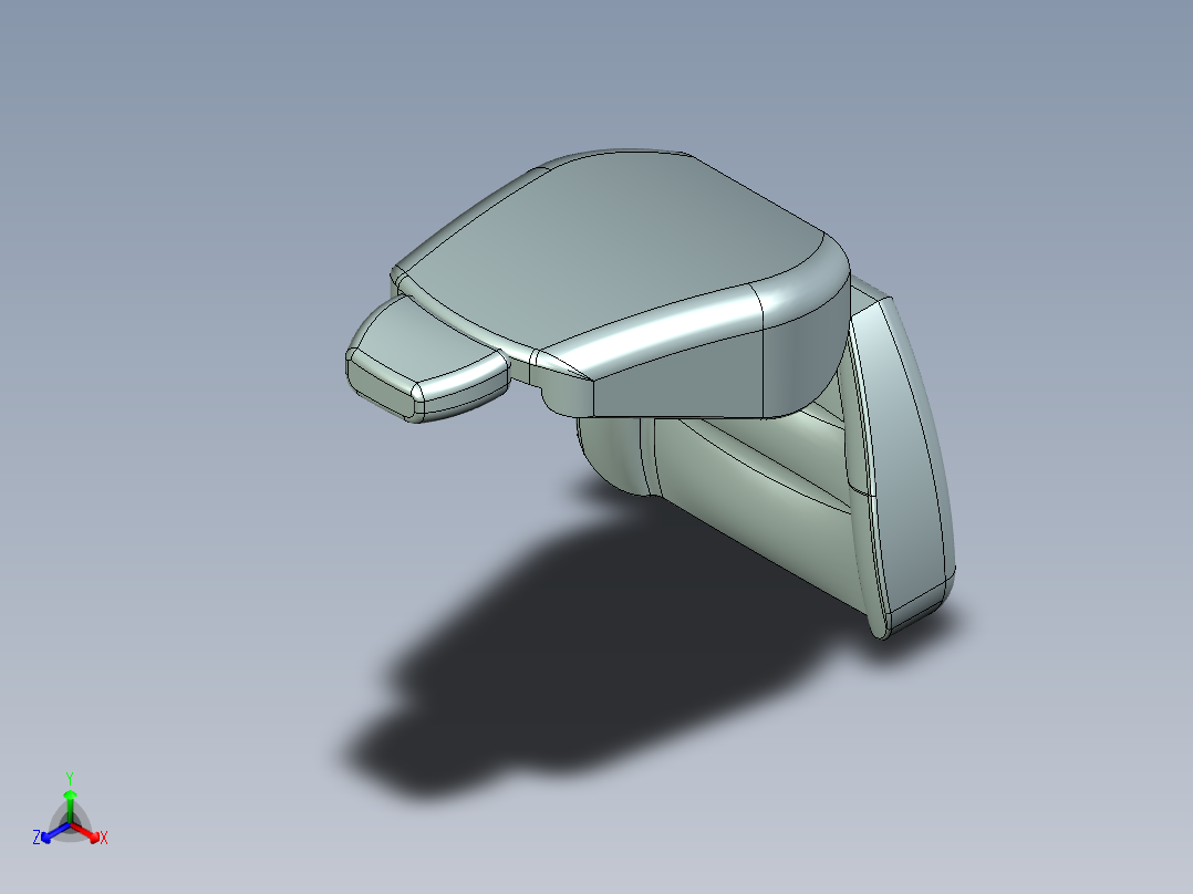 汽车座椅 (24)正等轴测图