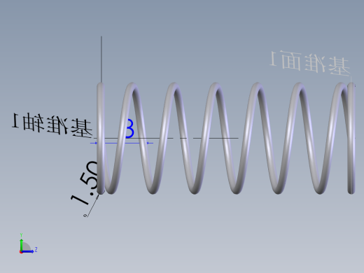 S6 压簧左视缩略图