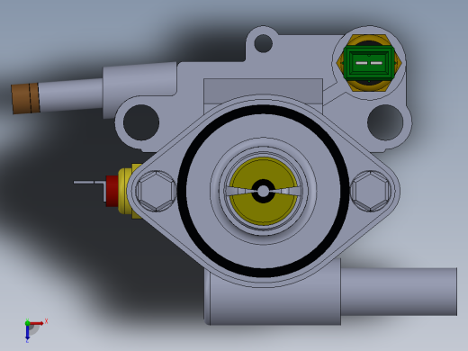 汽车恒温器俯视缩略图