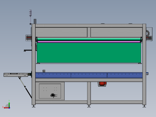 薄板尺寸ccd检测机后视缩略图