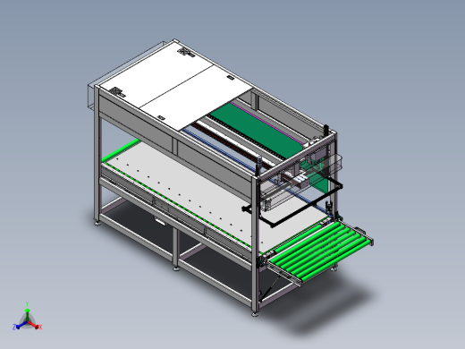 薄板尺寸ccd检测机正等轴测缩略图