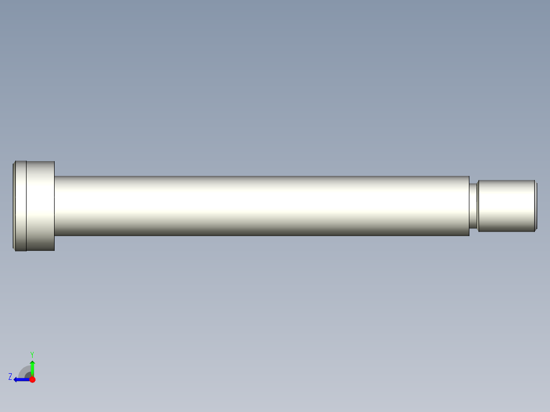 等高螺絲MSB-3D多系列多零件图纸模型右视图