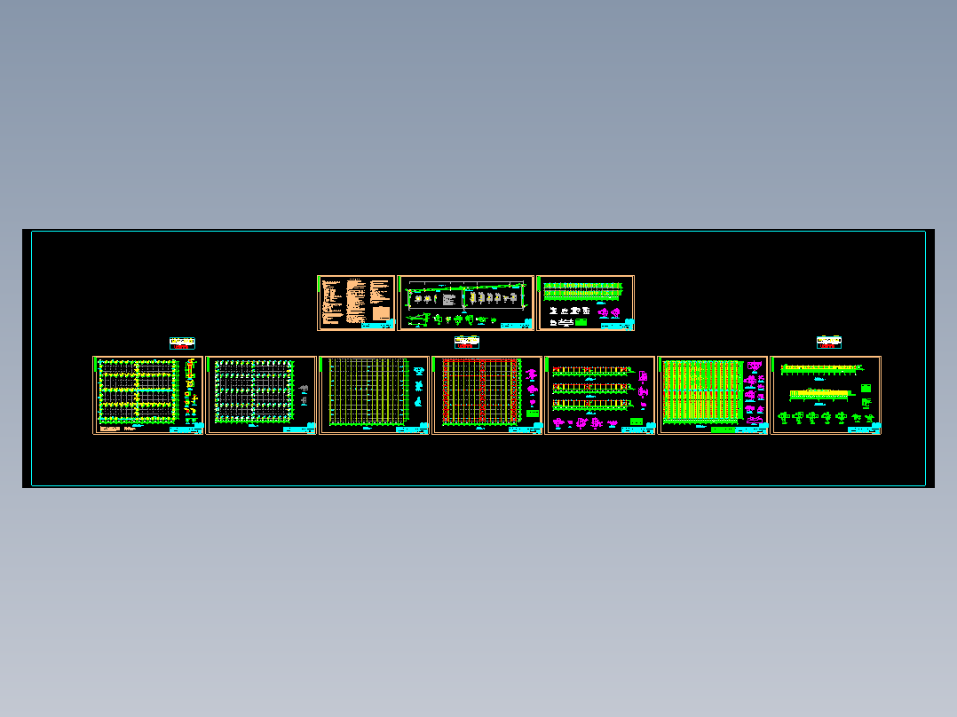 成都某公司钢结构工程CAD (1)