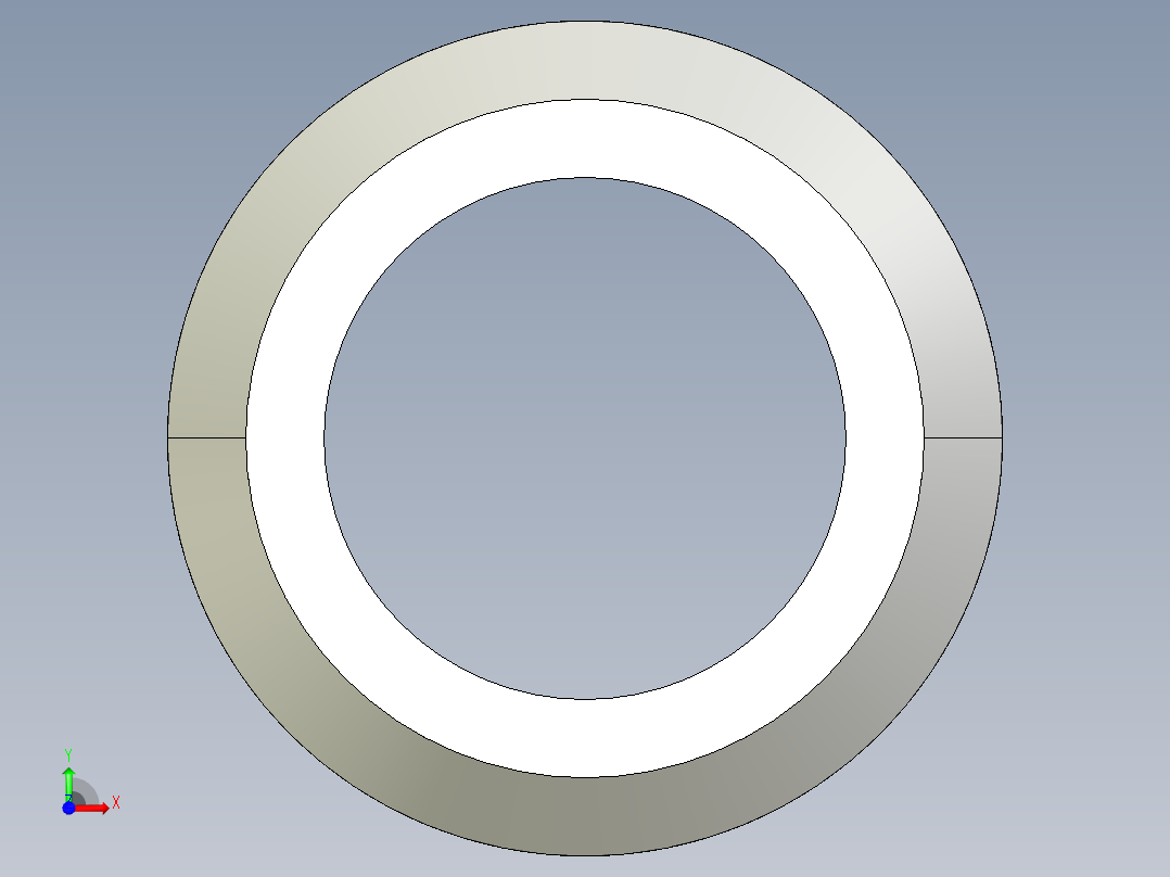 螺紋襯套(輕荷重用)A-3D多系列多零件图纸模型前视图