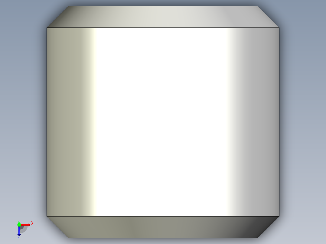 螺紋襯套(輕荷重用)A-3D多系列多零件图纸模型俯视图