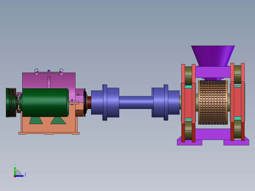 蜂窝煤成型机设计【含三维】左视图