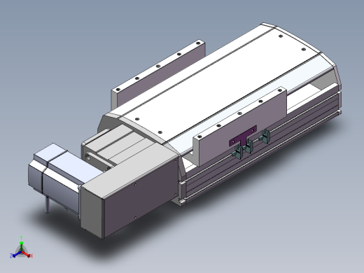 MTB同步带半封闭MTB22M-R-750W正等轴测缩略图