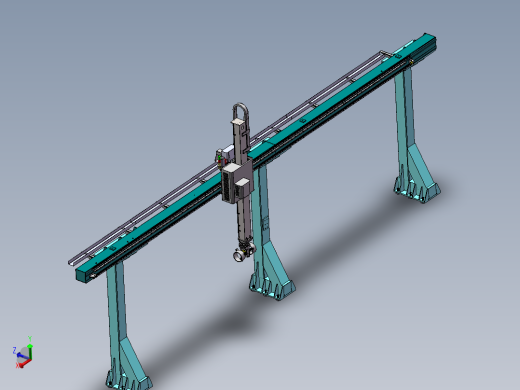 50Kg单轴桁架机械手（整套图纸）