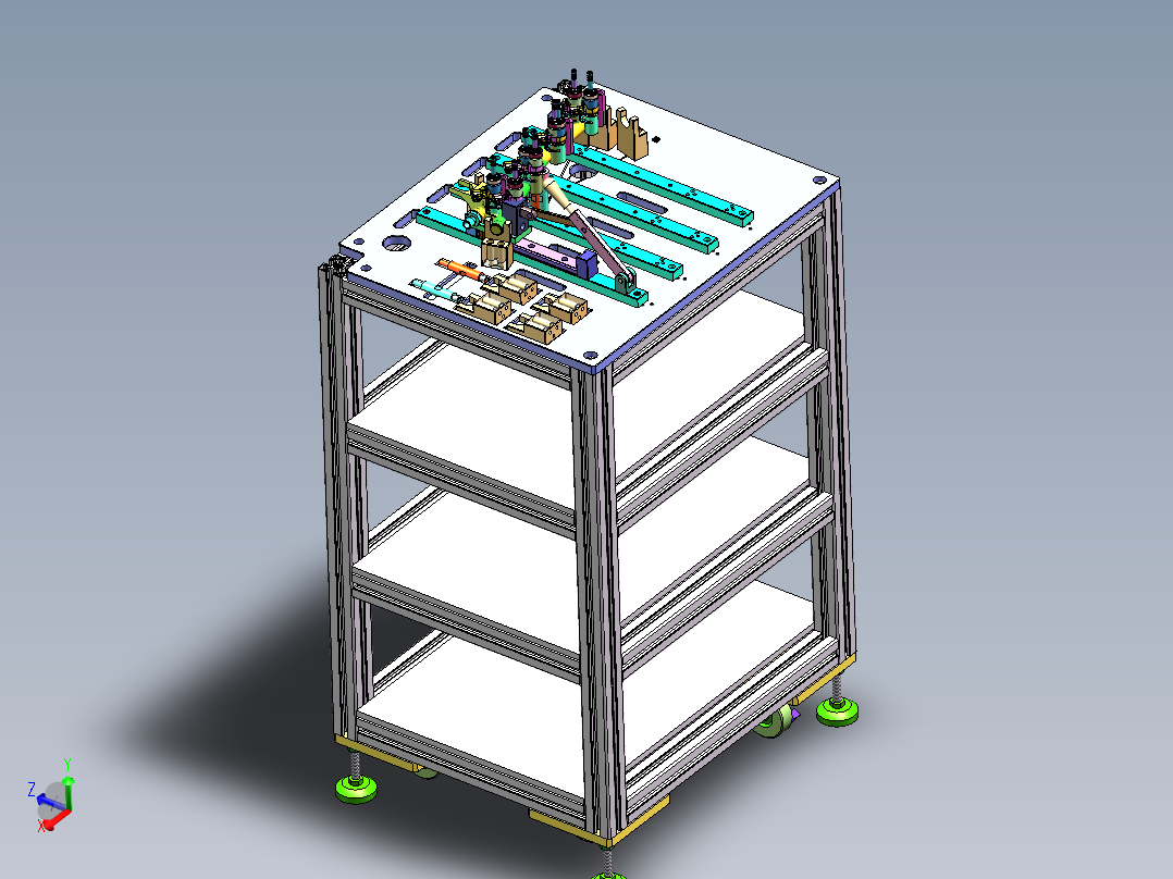 多功能夹具机sw18可编辑