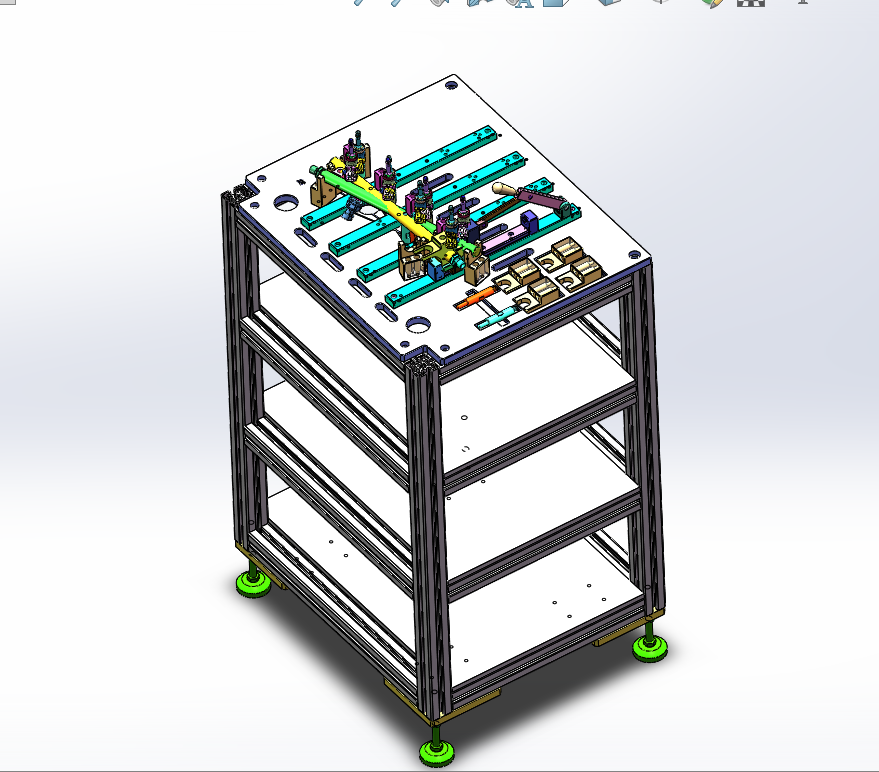 多功能夹具机sw18可编辑