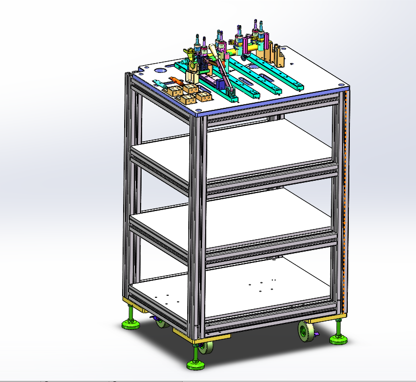 多功能夹具机sw18可编辑