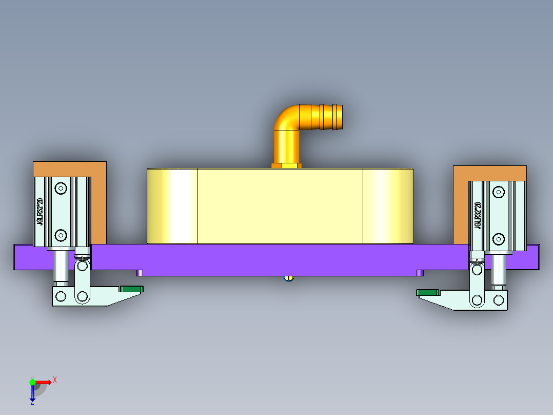 X1-C-US-笔记本CNC工装夹具三维模型WWAN-V0-CNC2-反面胶位加工-200727俯视图