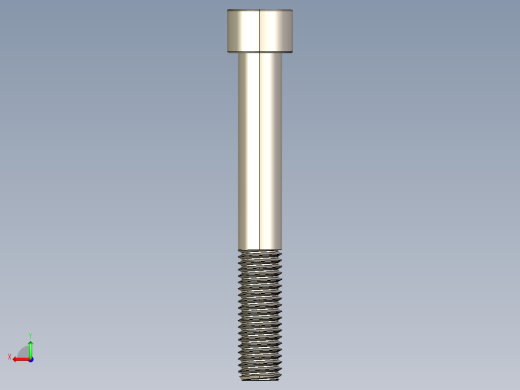 Screw_DIN_912_M12x90_A2.STEP公制内六角螺钉后视缩略图