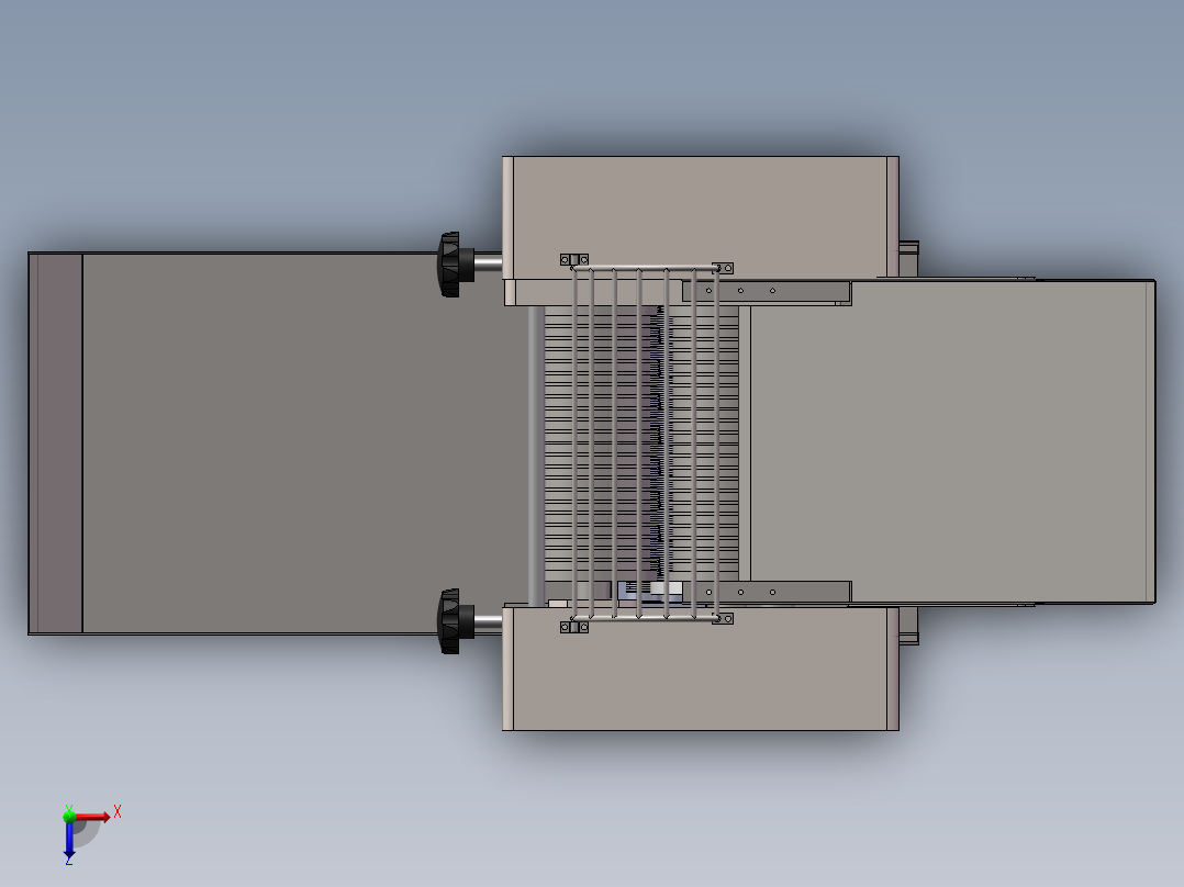 自动切肉机设计及运动仿真 三维俯视图