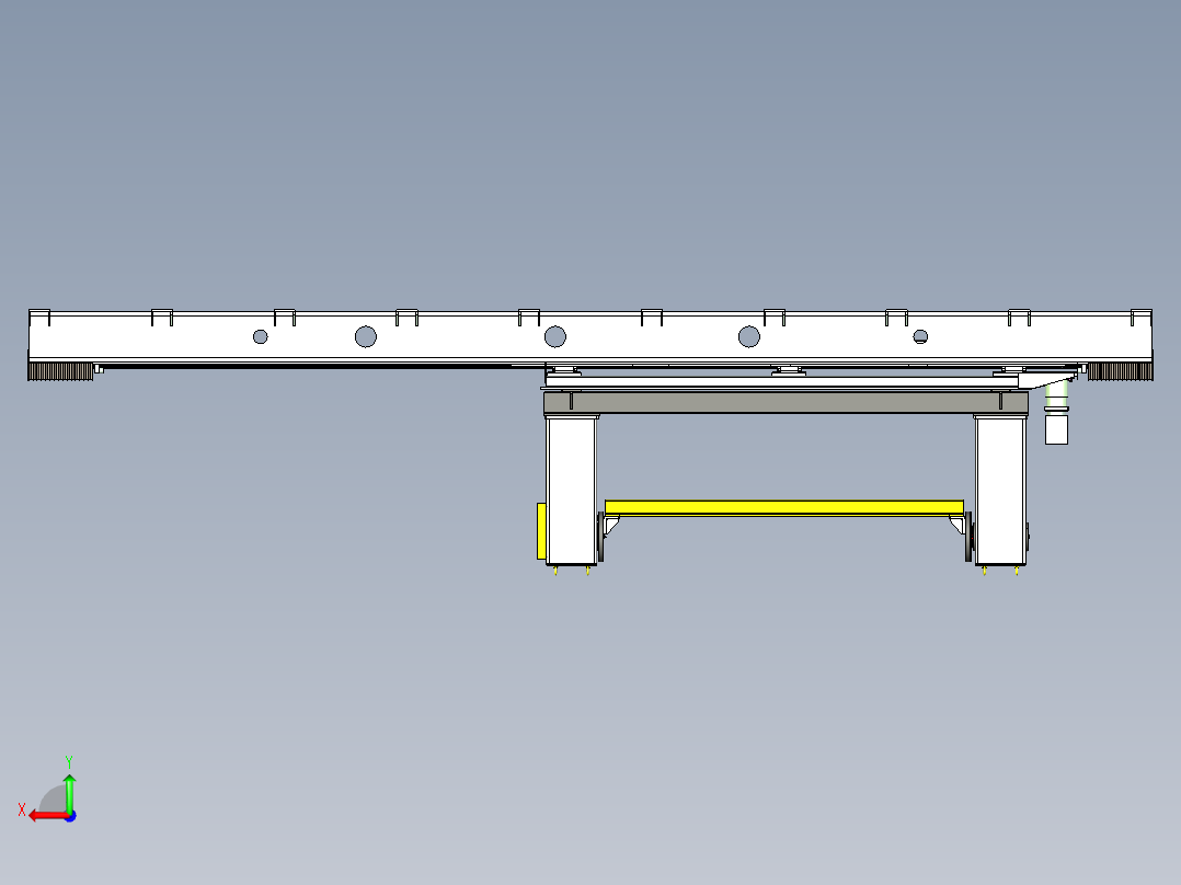 移动焊接变位机后视图