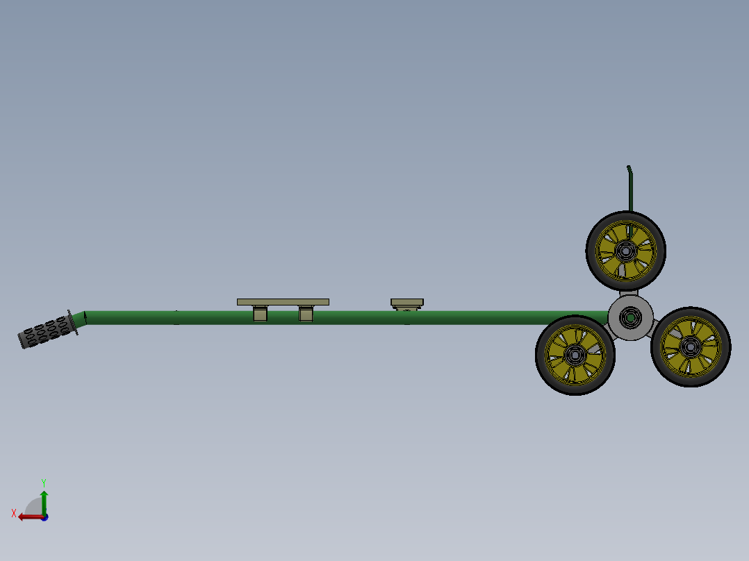 爬楼梯装置、楼梯机(10)后视图