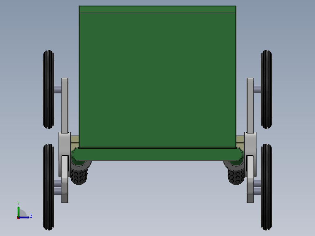 爬楼梯装置、楼梯机(10)左视图