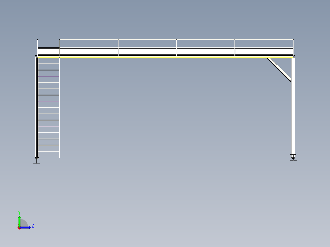 A3004078-桥式起重机左视图