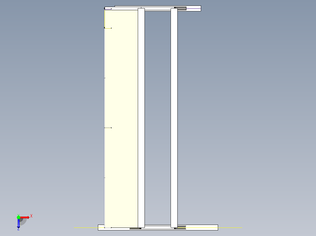A3004078-桥式起重机俯视图