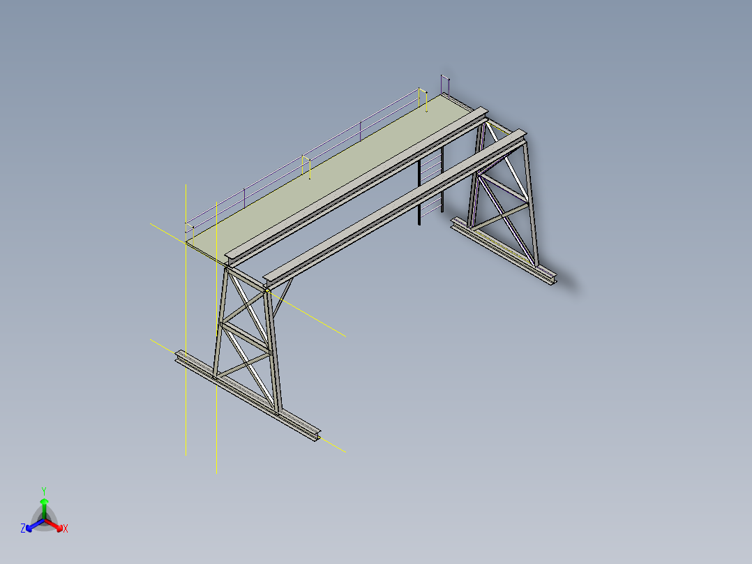 A3004078-桥式起重机正等轴测图