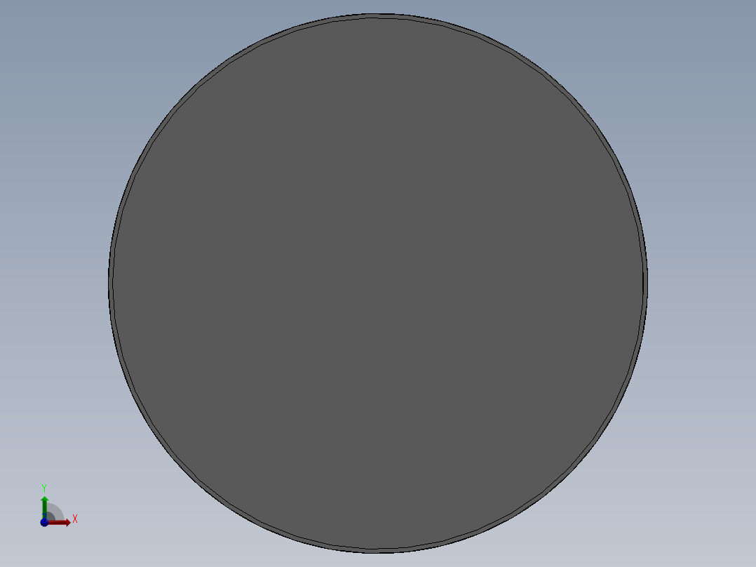 旋转分选机 II零件前视图