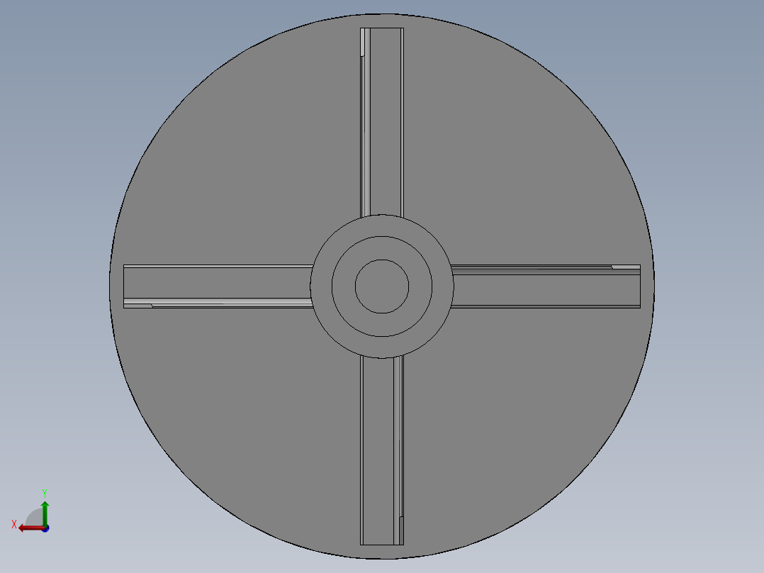旋转分选机 II零件后视图