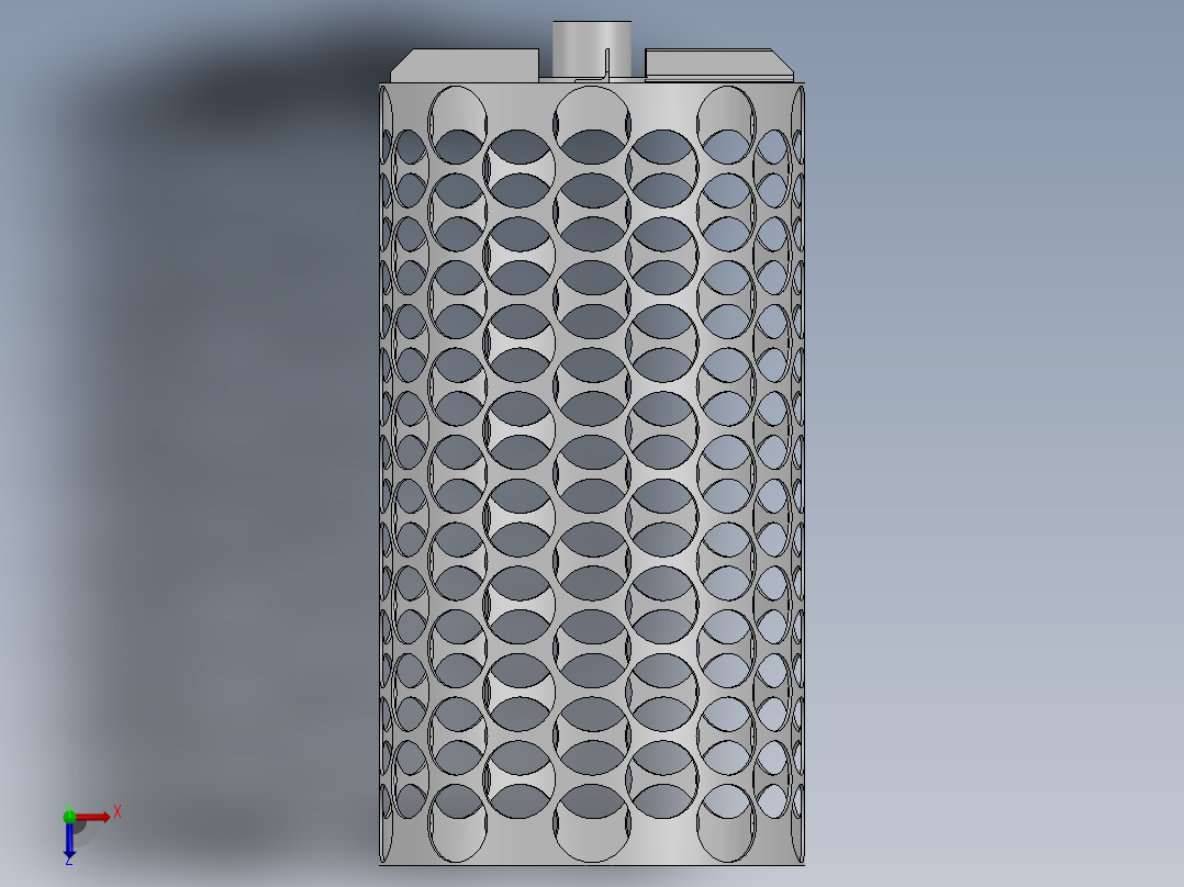 旋转分选机 II零件俯视图