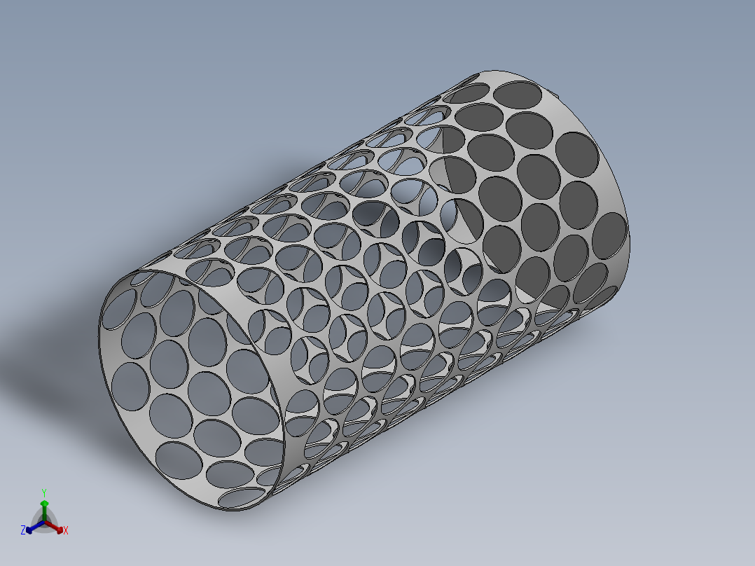 旋转分选机 II零件正等轴测图