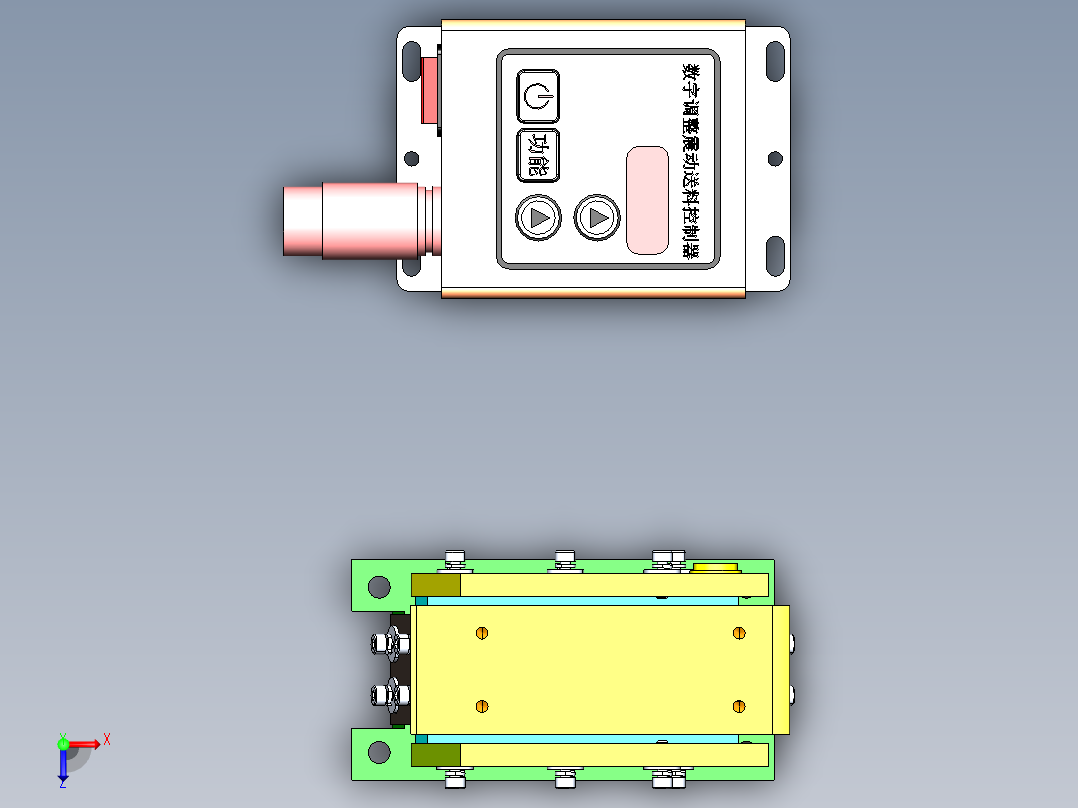 100直线振动器--1727267-30俯视图