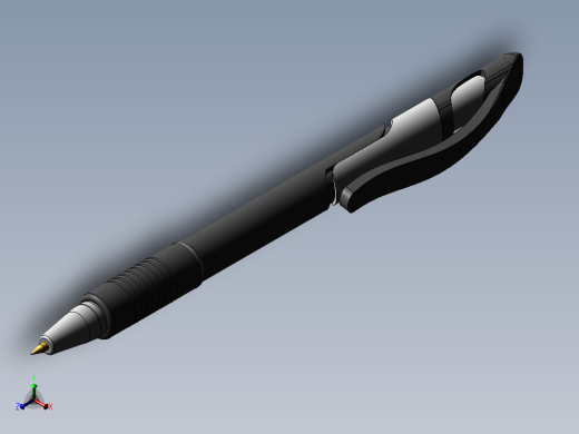 笔、中性笔、铅笔(25)正等轴测缩略图