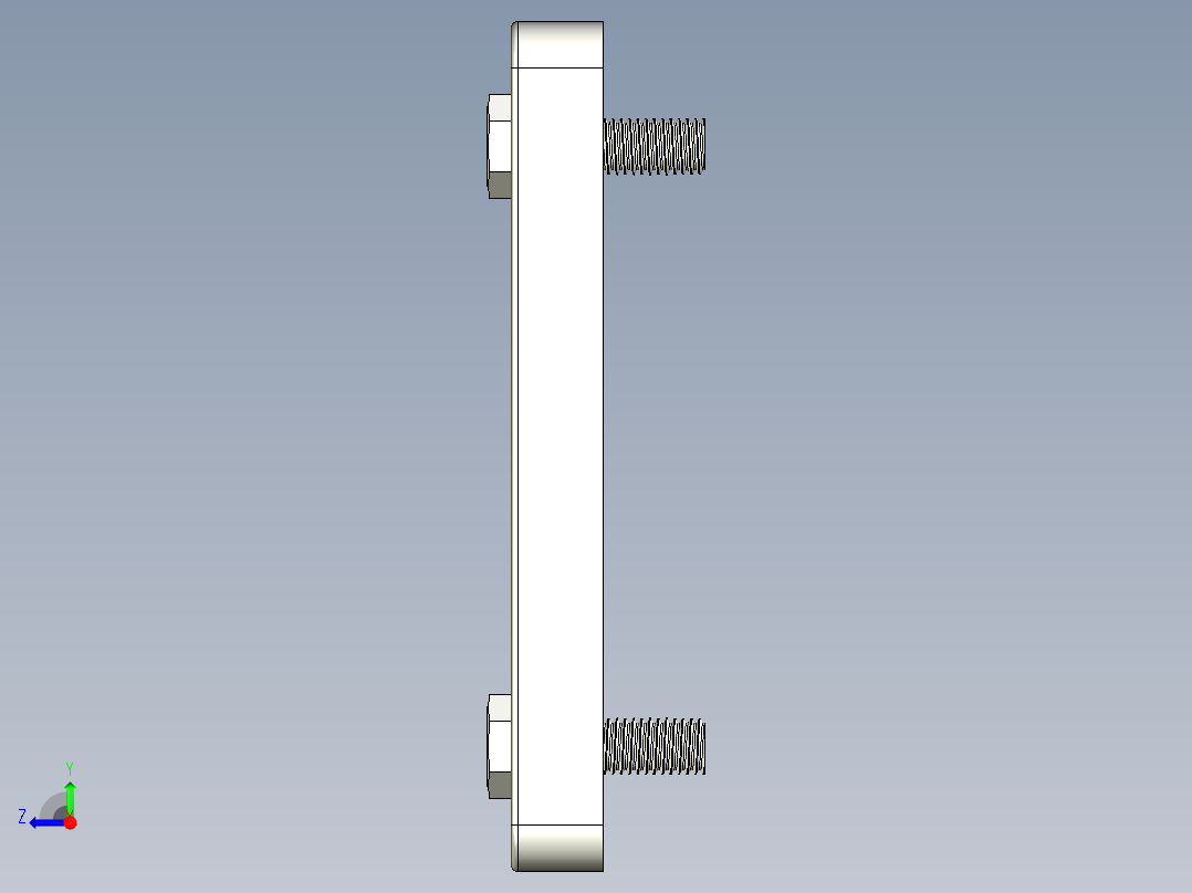 仪表、流量计(30)右视图