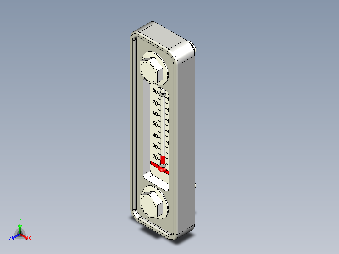 仪表、流量计(30)正等轴测图