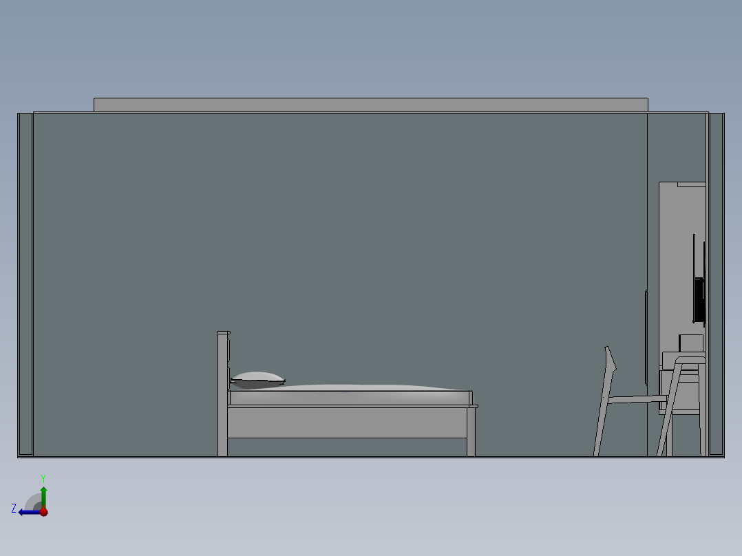 房子、建筑(43)右视图